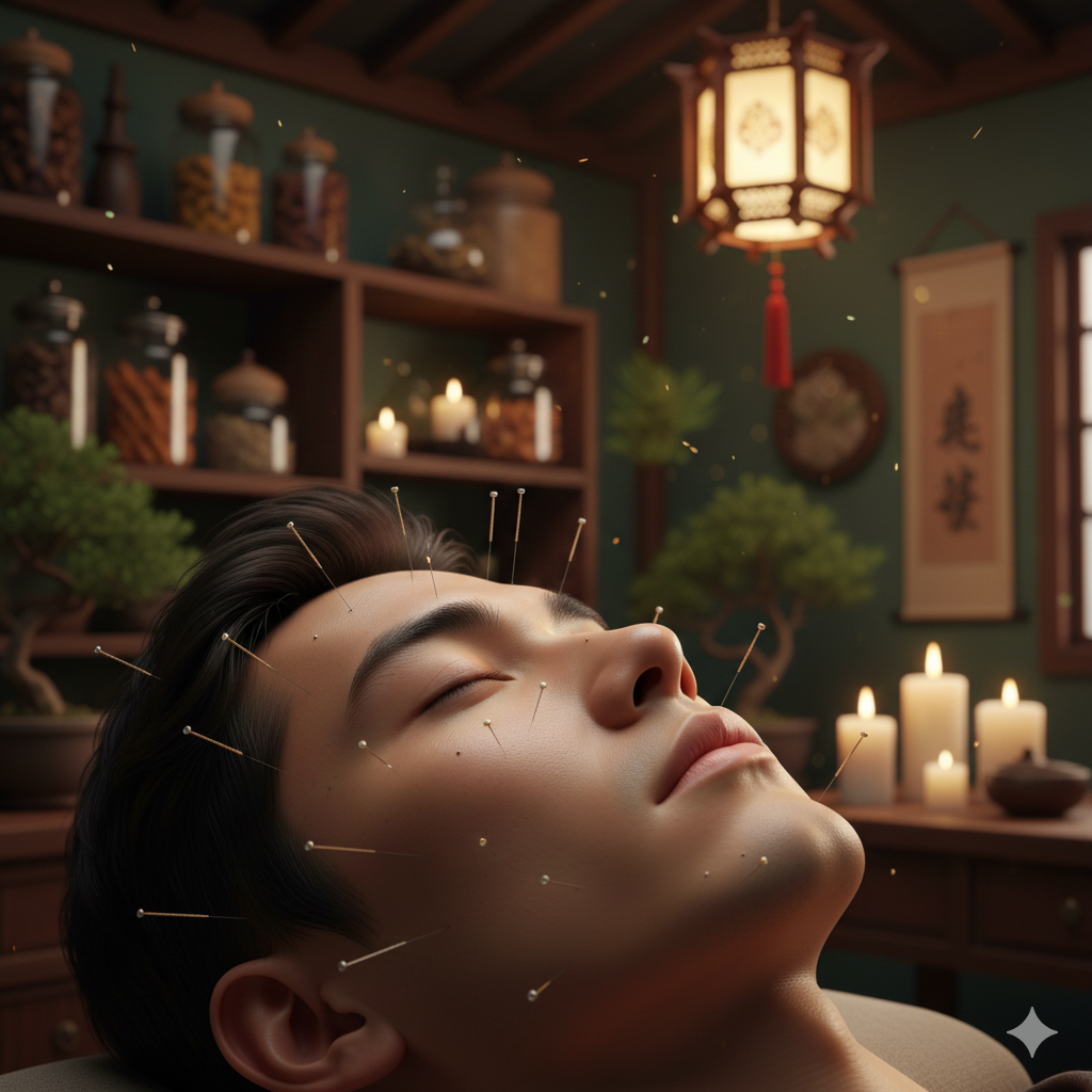 การฝังเข็มใบหน้า